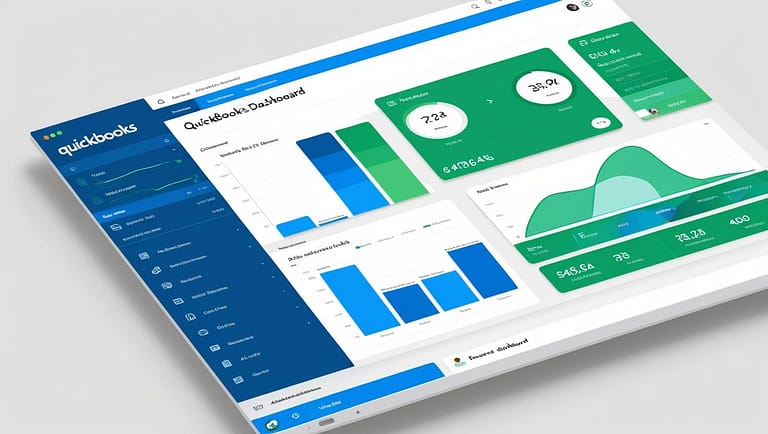 A screenshot of quickbooks dashboard (1)